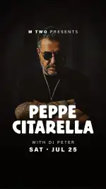 PEPPE CITARELLA: Summer Club Night im M TWO Club am 25. Juli - Bild 1