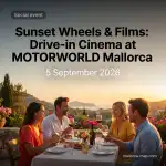 Sunset Wheels & Films: Drive-in Cinema at MOTORWORLD Mallorca