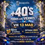 Fiesta +40's en Decapolis Music Club en Palma