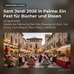 Sant Jordi 2026 en Palma: La fiesta de los libros y las rosas
