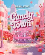 Candy Town Party im Sa Lluna in Inca