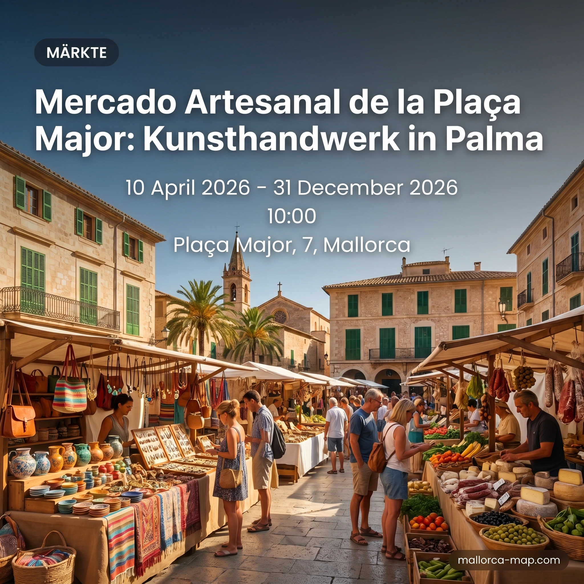 Discover the Artisanal Market at Plaça Major in Palma