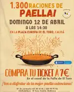 1,300 Portions of Paella in El Toro, Calvià