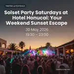 Solset Party Saturdays at Hotel Honucai: Your Weekend Sunset Escape - Image 1
