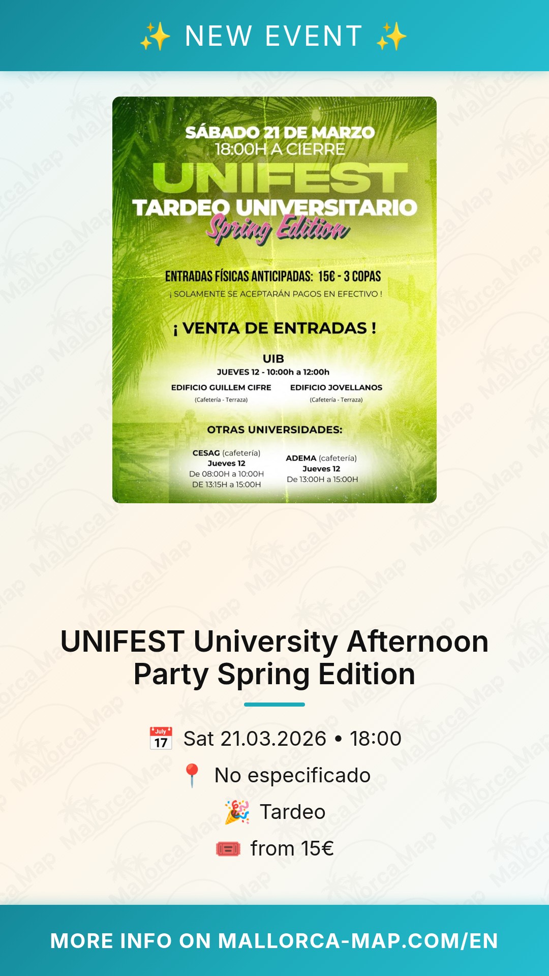 UNIFEST University Afternoon Party Spring Edition - Image 1