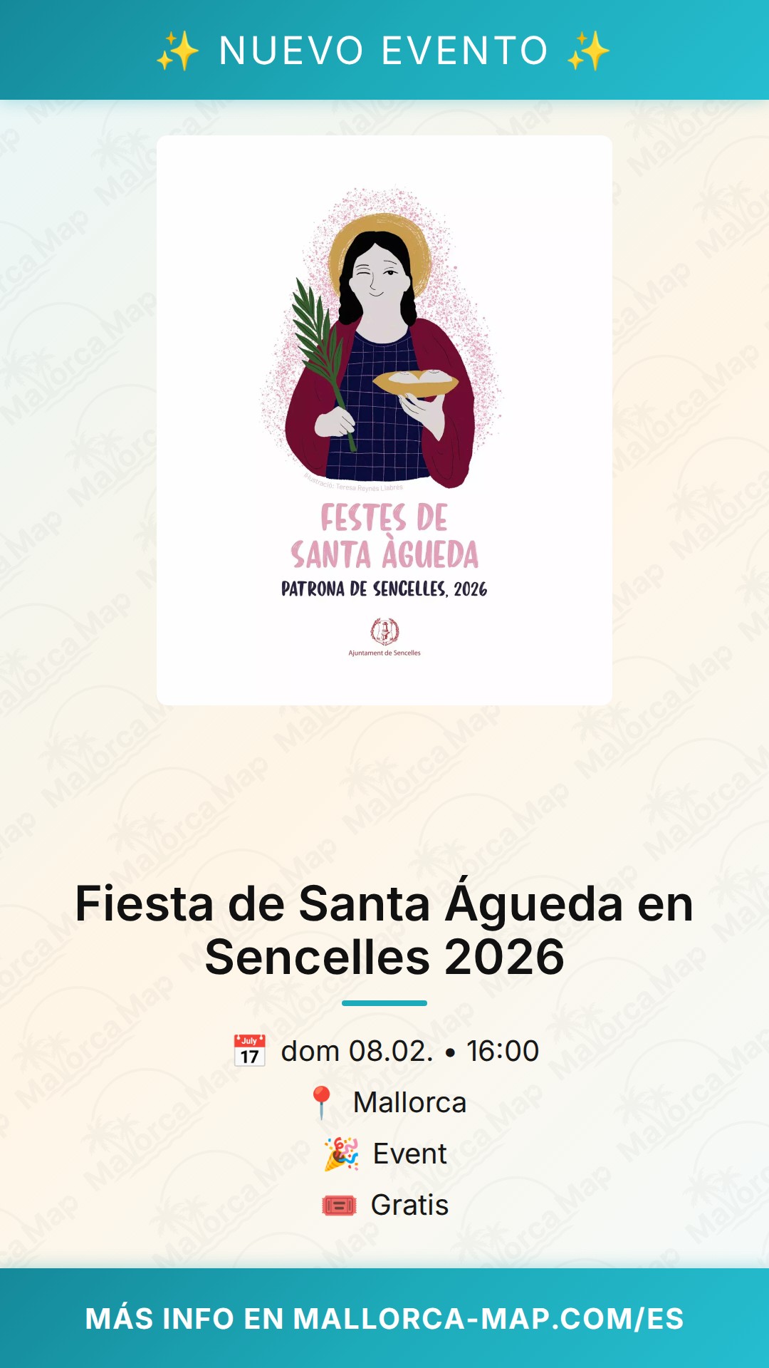 Fiesta de Santa Águeda en Sencelles 2026