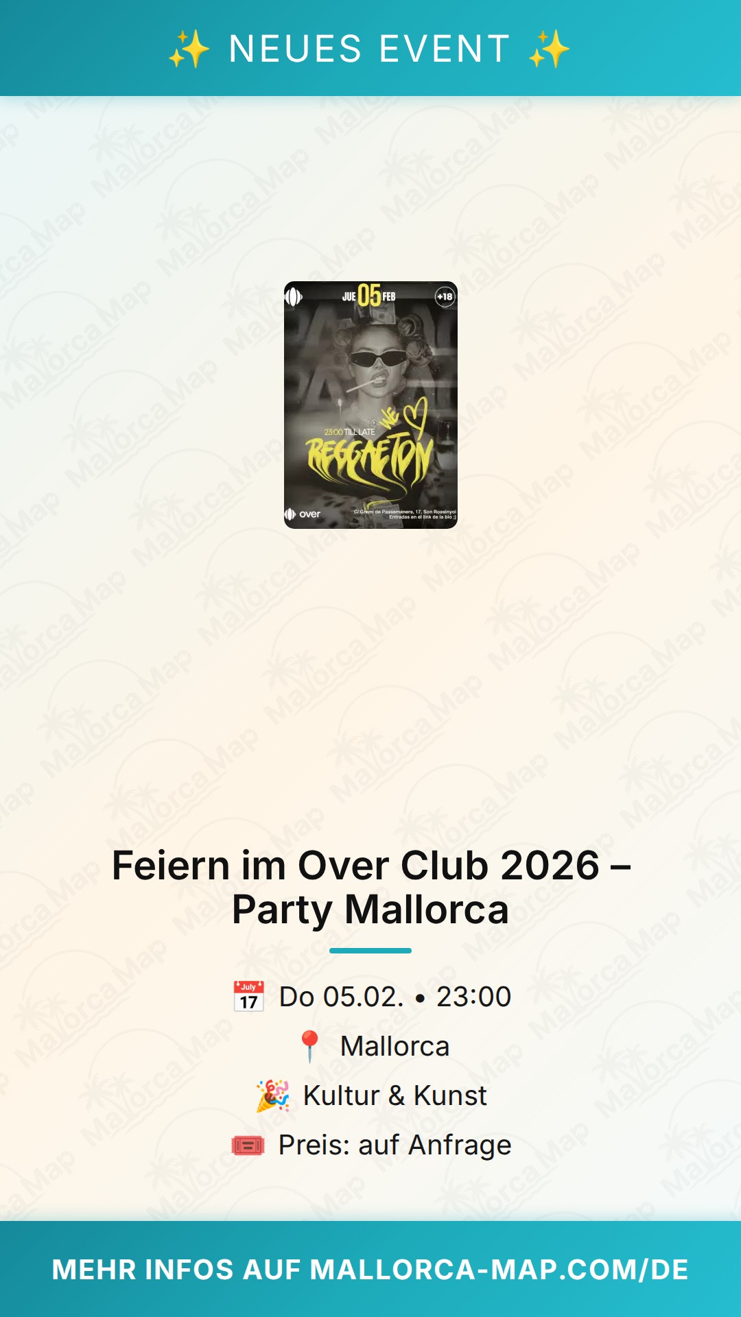 Feiern im Over Club 2026 – Party Mallorca