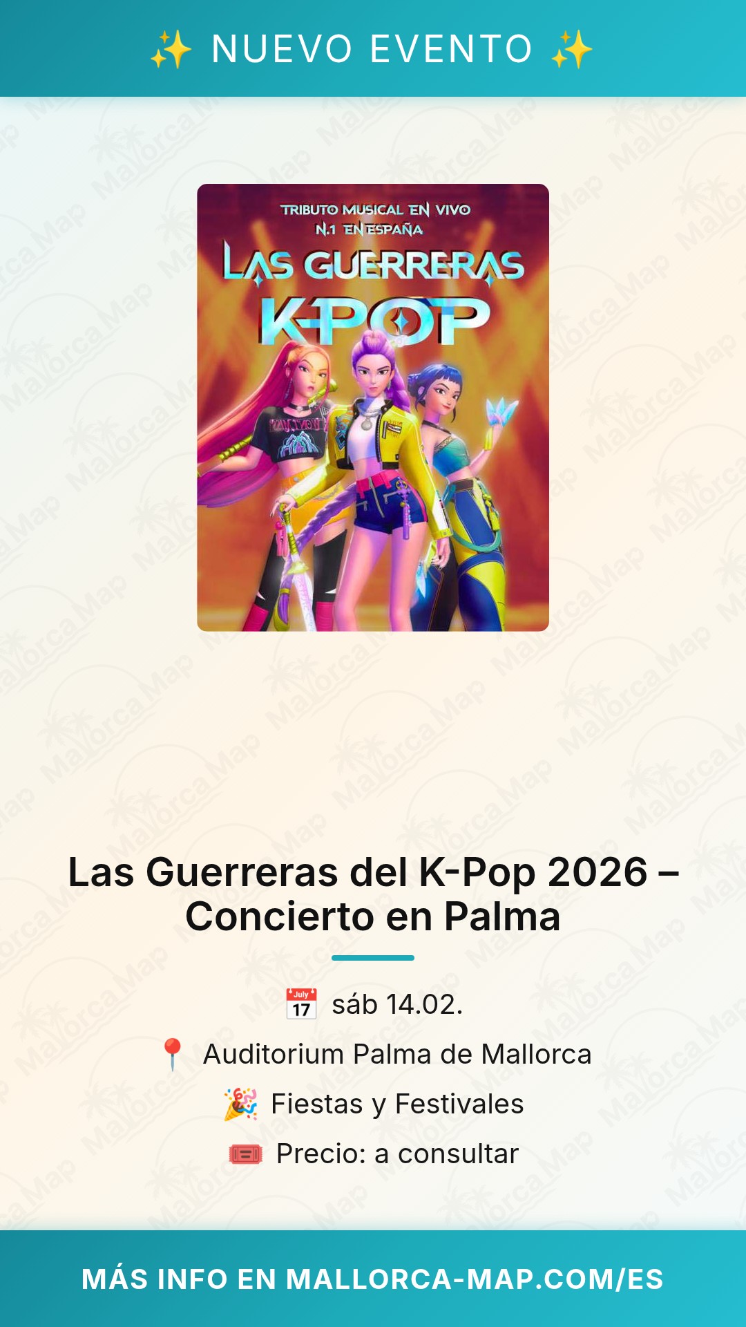Las Guerreras del K-Pop 2026 – Konzert in Palma