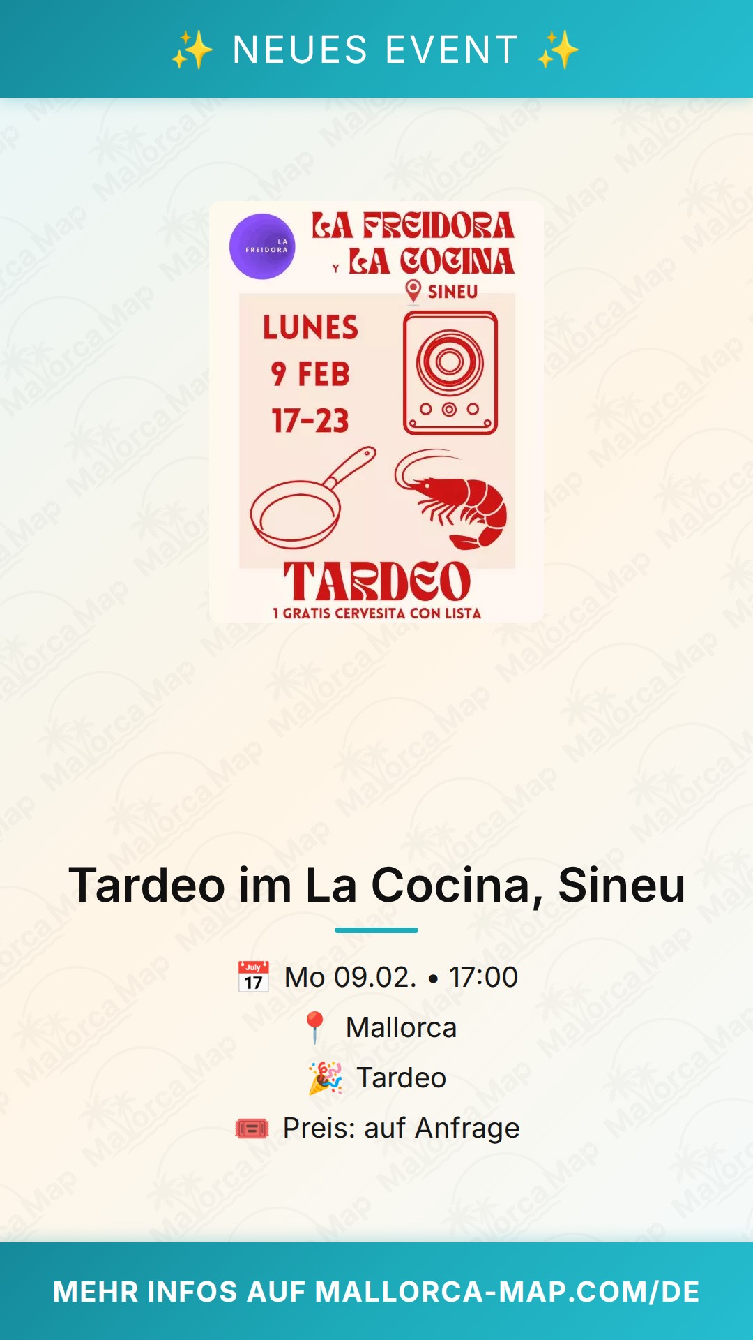 Tardeo im La Cocina, Sineu
