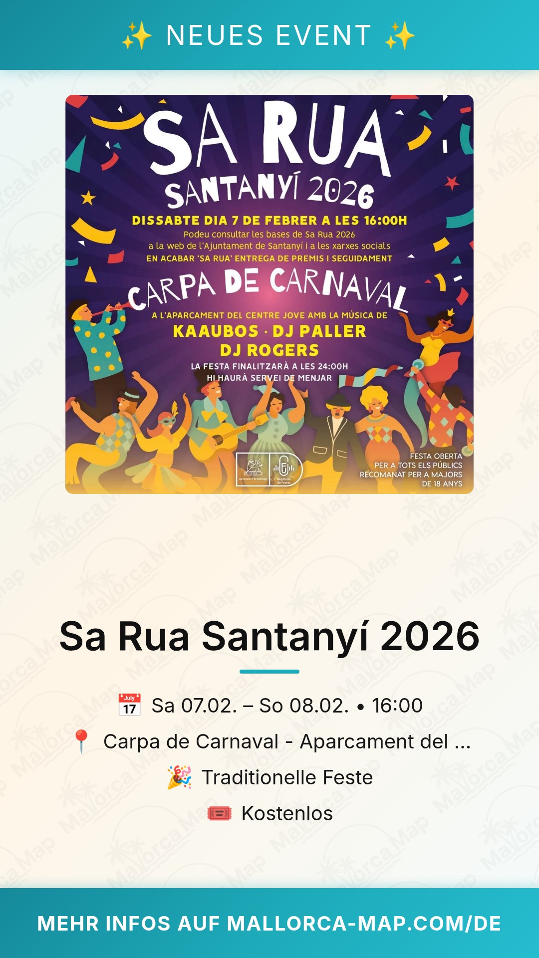 Sa Rua Santanyí 2026