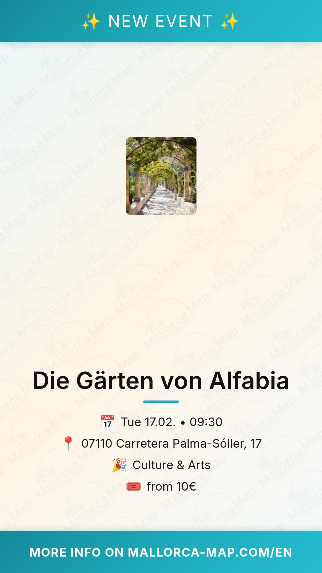 Die Gärten von Alfabia - Ein historisches Juwel