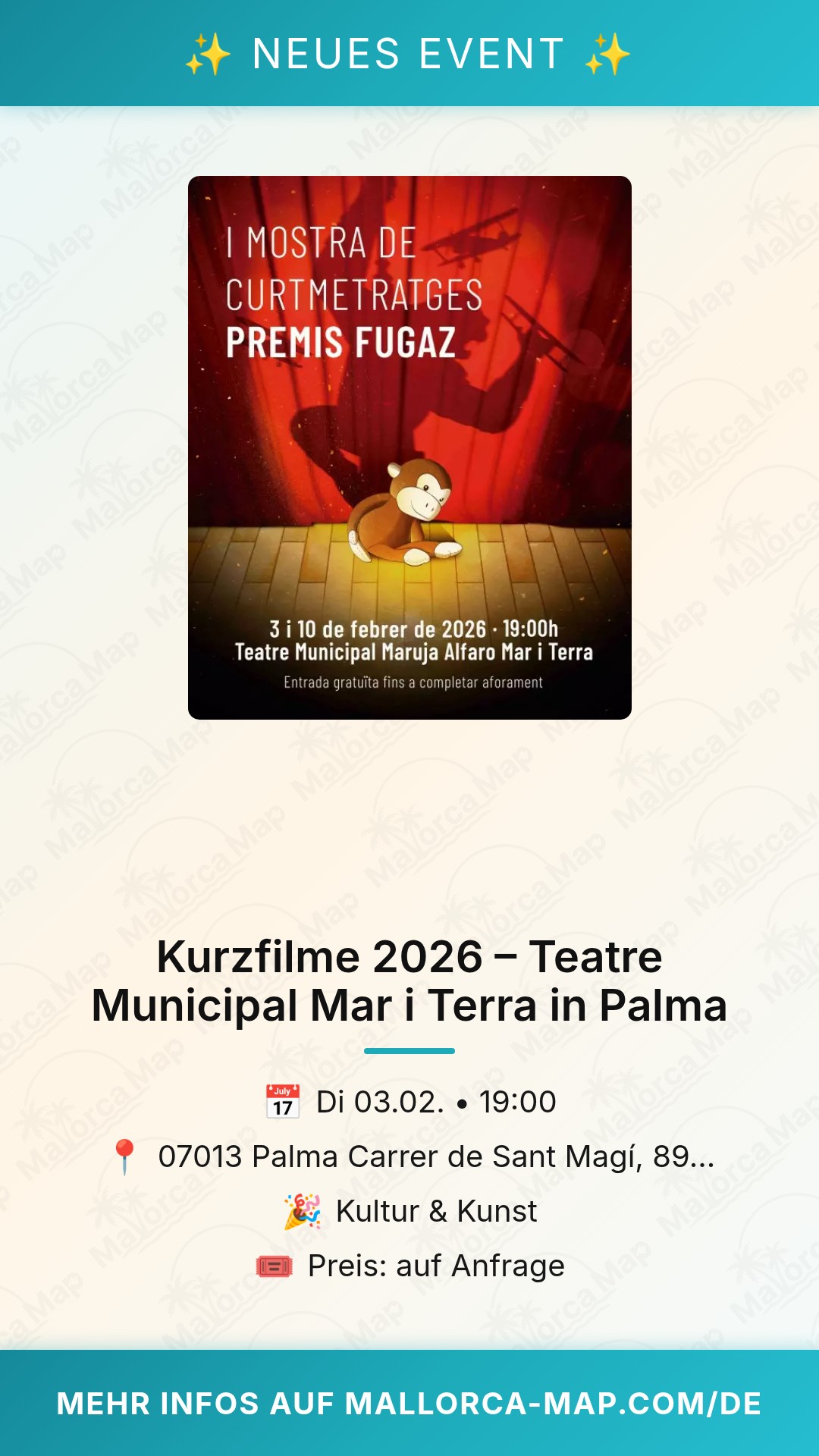 Short Film Screening 2026 – Mar i Terra Palma