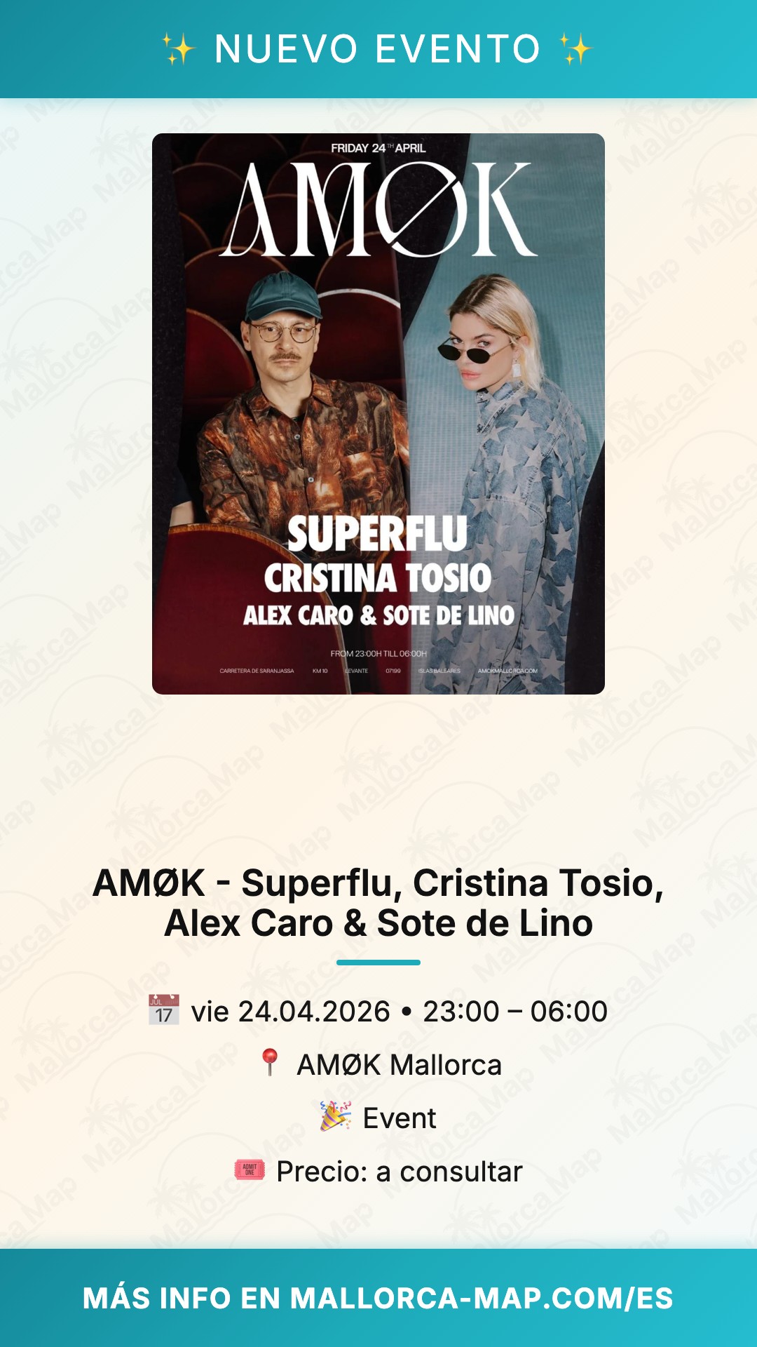 AMØK - Superflu, Cristina Tosio, Alex Caro & Sote de Lino - Imagen 1