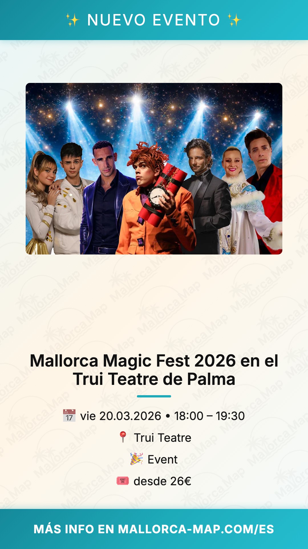 Mallorca Magic Fest 2026 en el Trui Teatre de Palma - Imagen 1