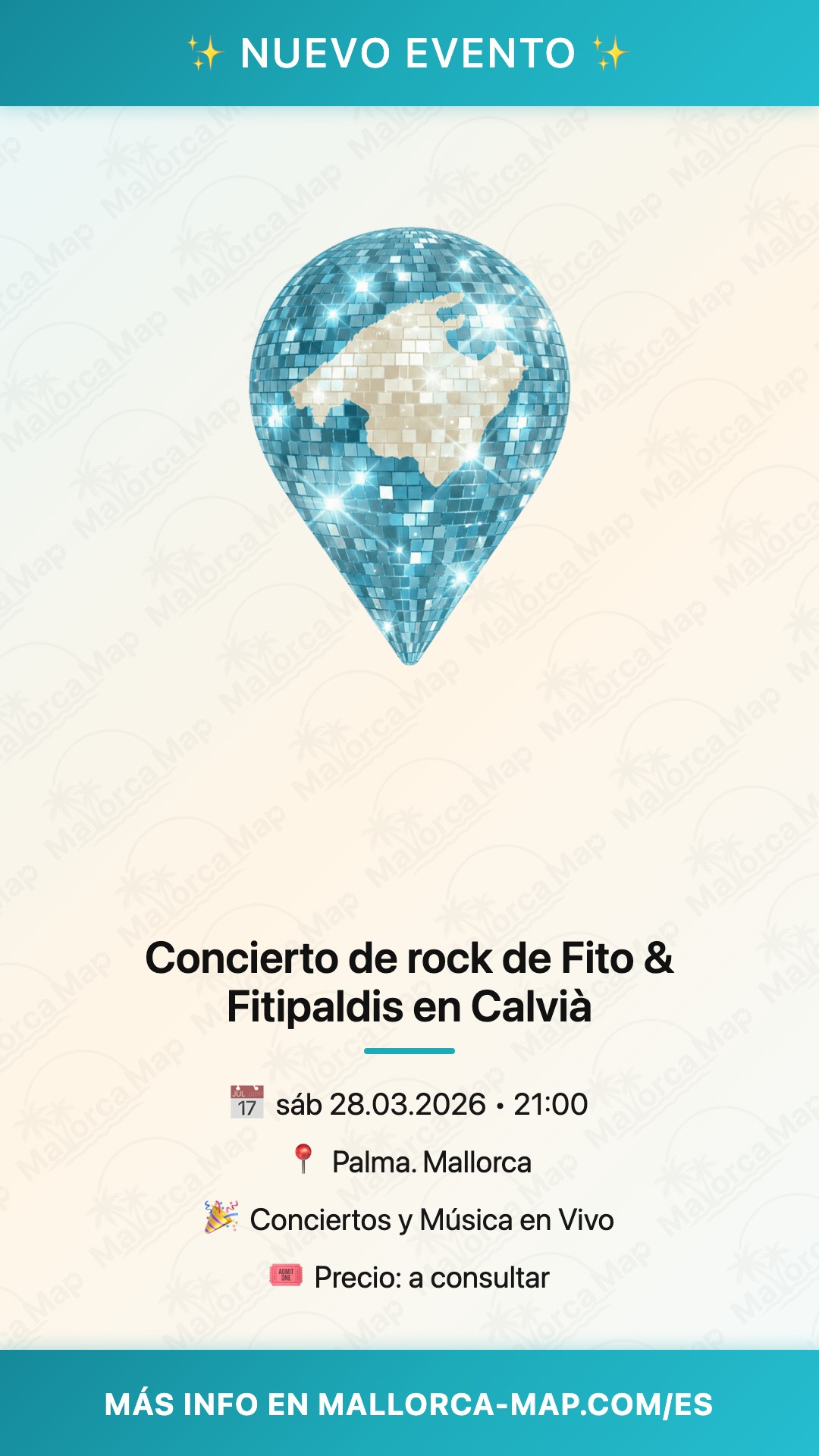 Fito & Fitipaldis Rock-Konzert in Calvià