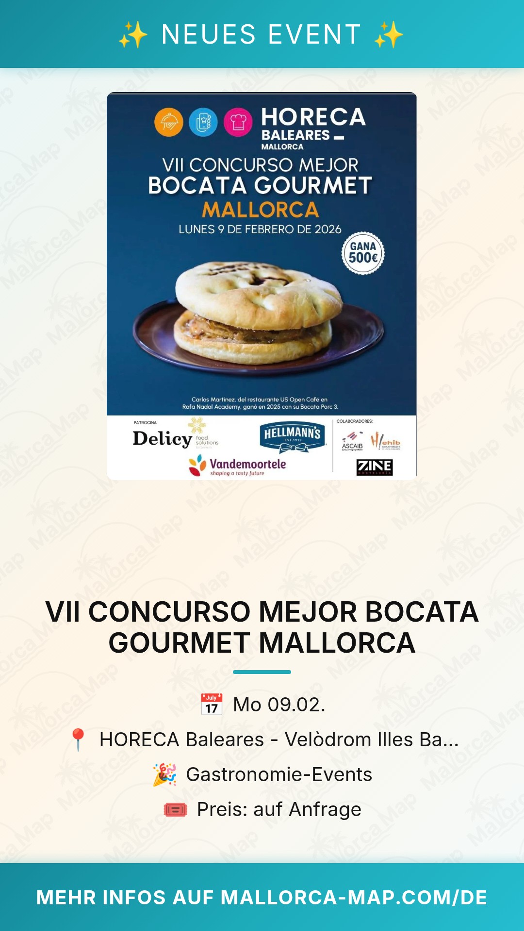 VII CONCURSO MEJOR BOCATA GOURMET MALLORCA