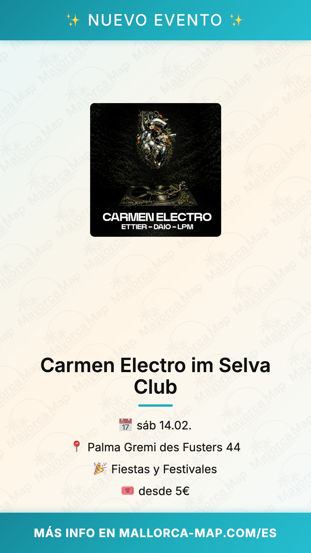 Carmen Electro im Selva Club