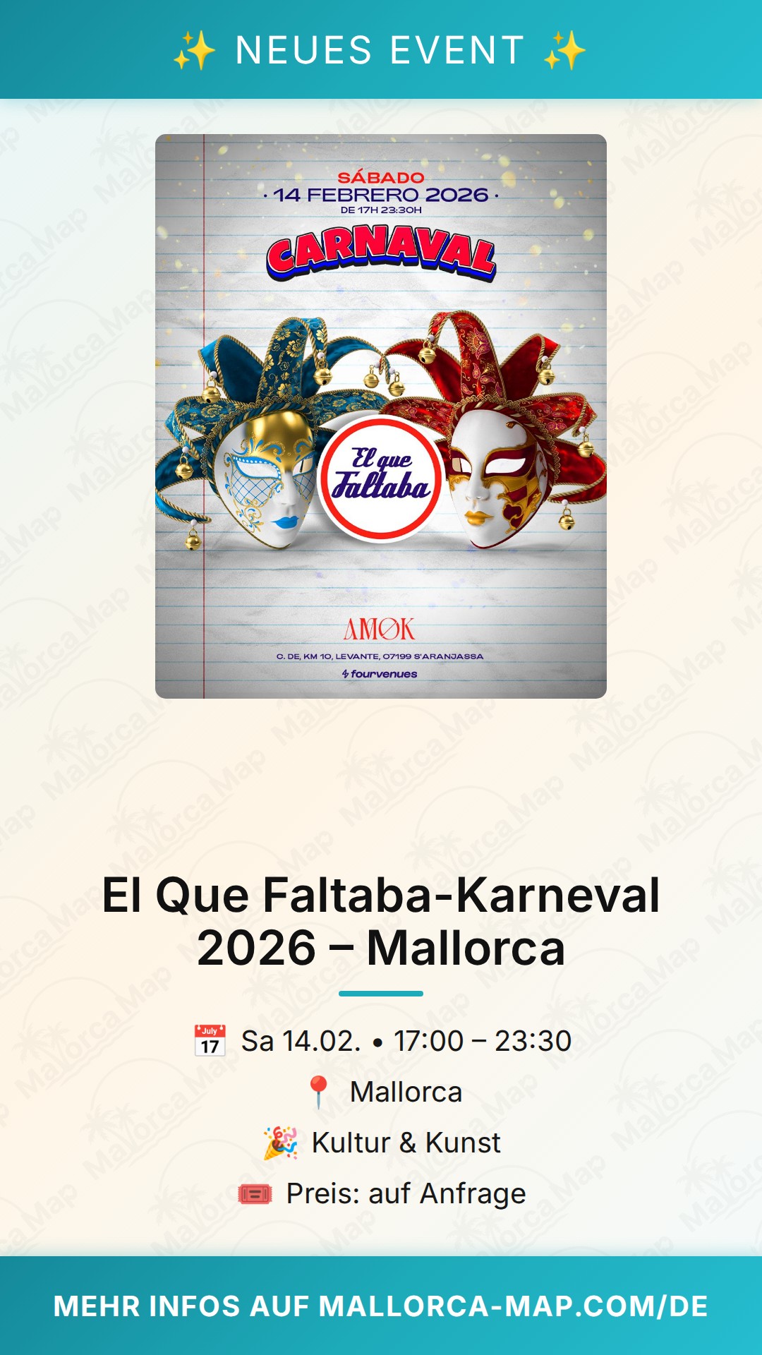 El Que Faltaba Carnaval 2026 – en Mallorca
