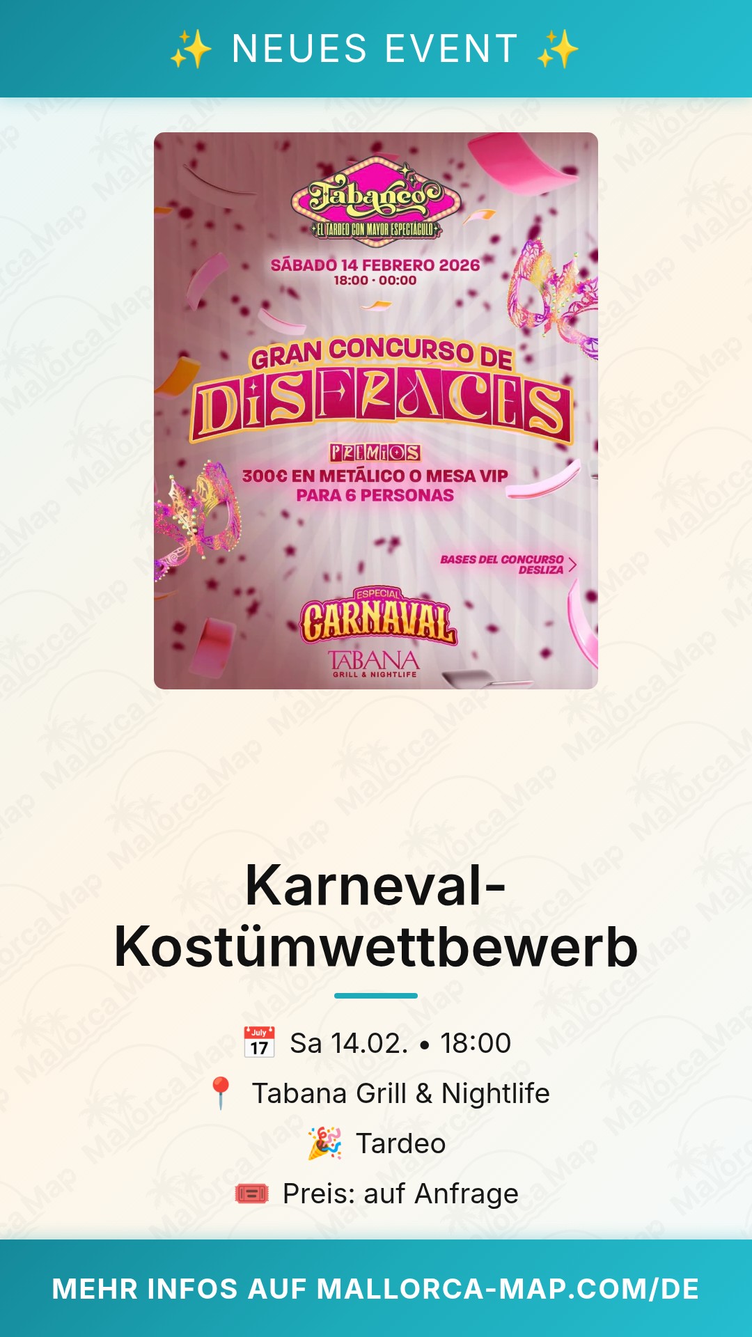 Concurso de Disfraces de Carnaval