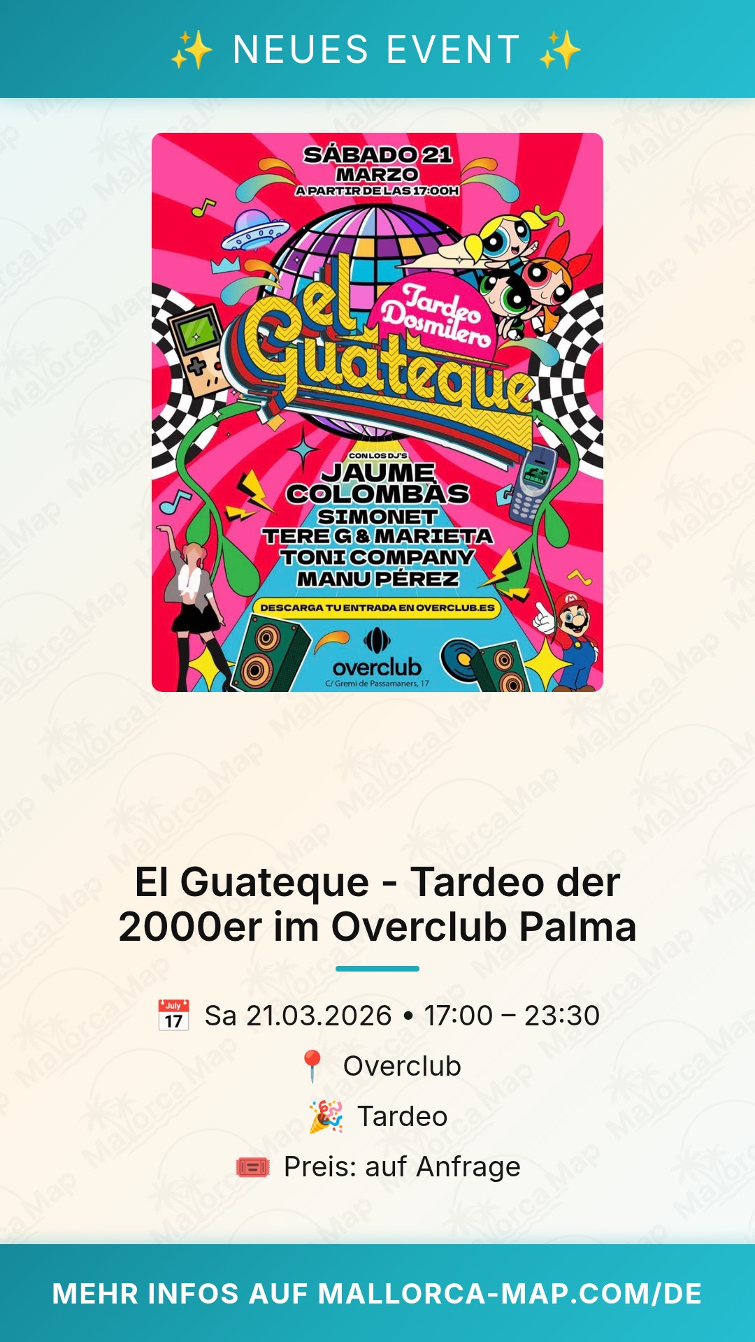 El Guateque - Tardeo der 2000er im Overclub Palma - Bild 1