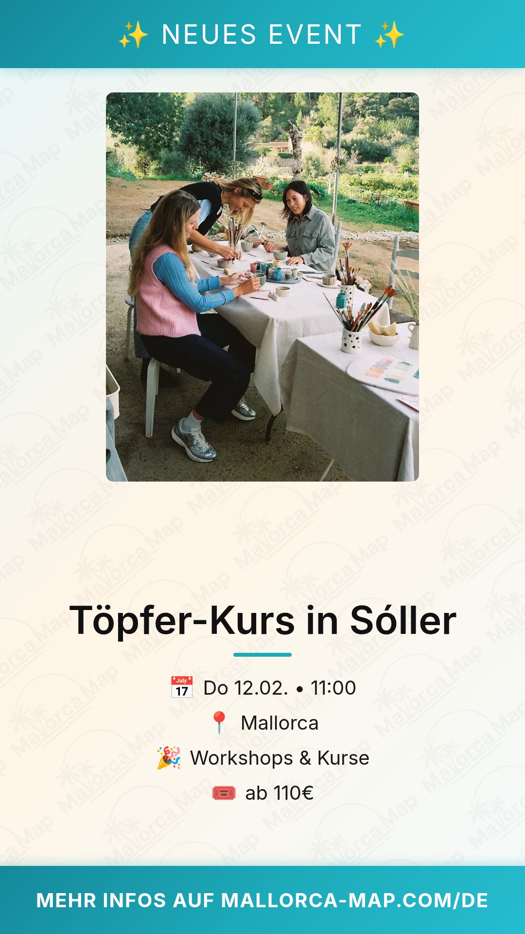 Töpfer-Kurs in Sóller