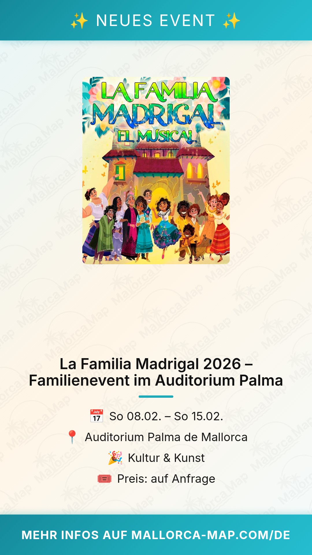 La Familia Madrigal 2026 – Musical en el Auditorium de Palma