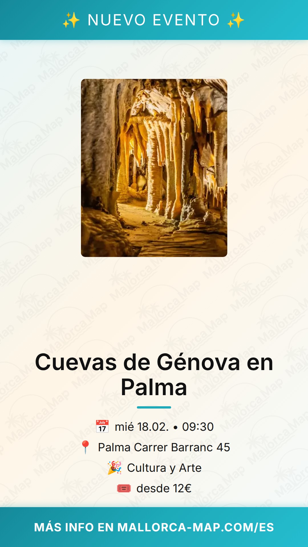 Die Höhlen von Génova in Palma