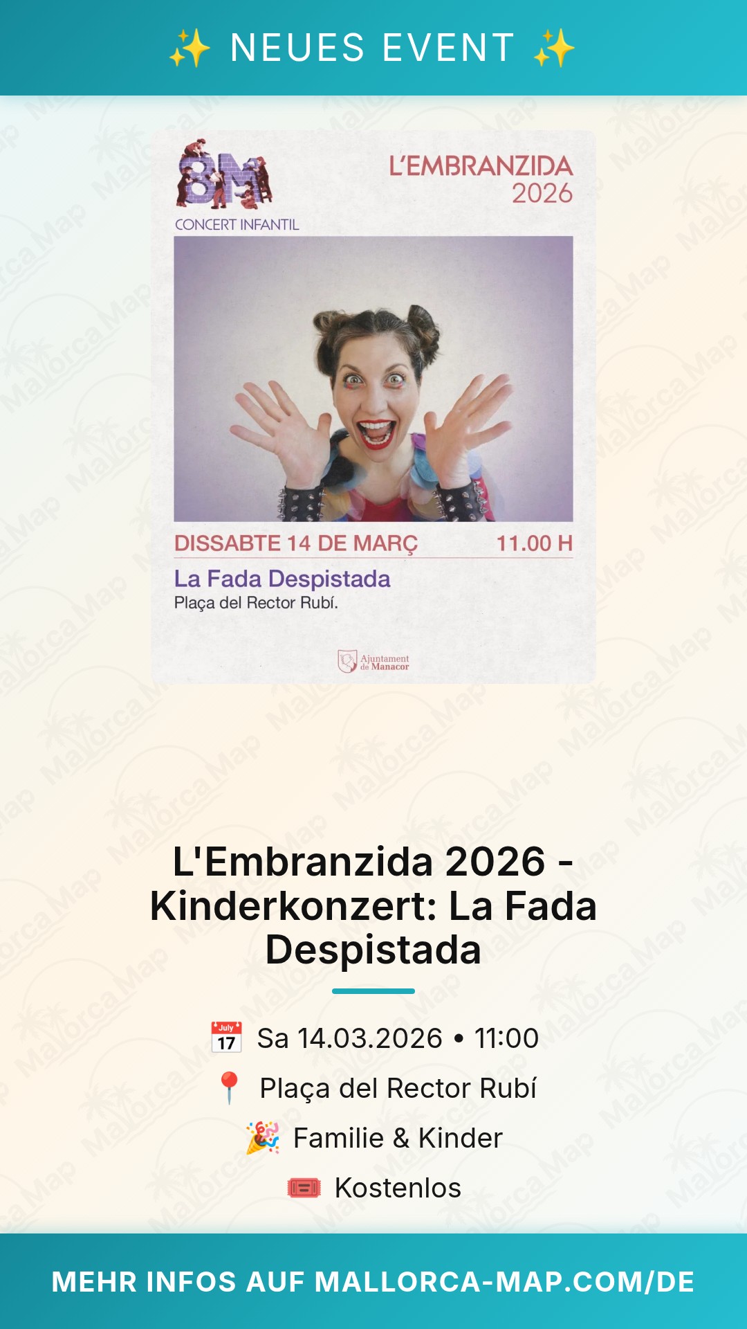 L'Embranzida 2026 - Kinderkonzert: La Fada Despistada - Bild 1