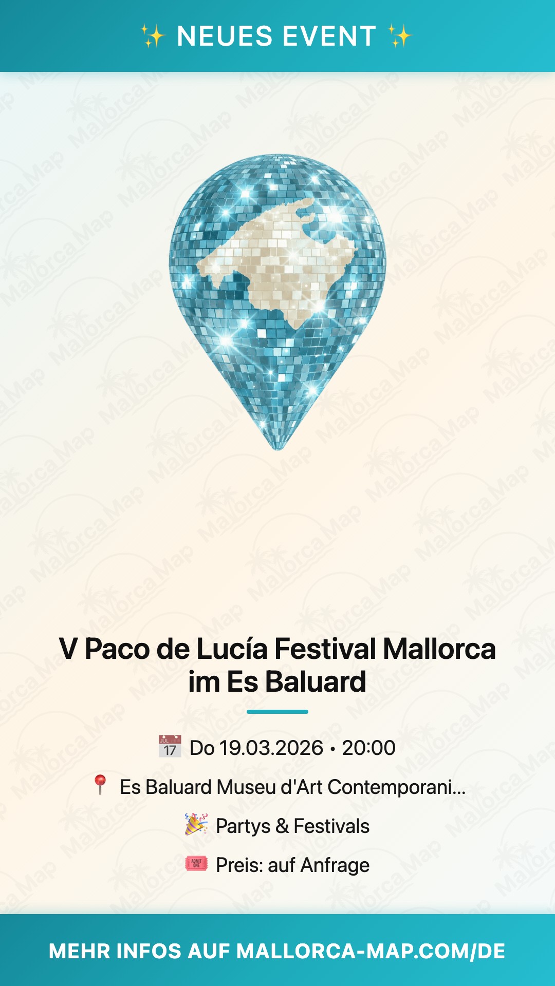 V Paco de Lucía Festival Mallorca im Es Baluard