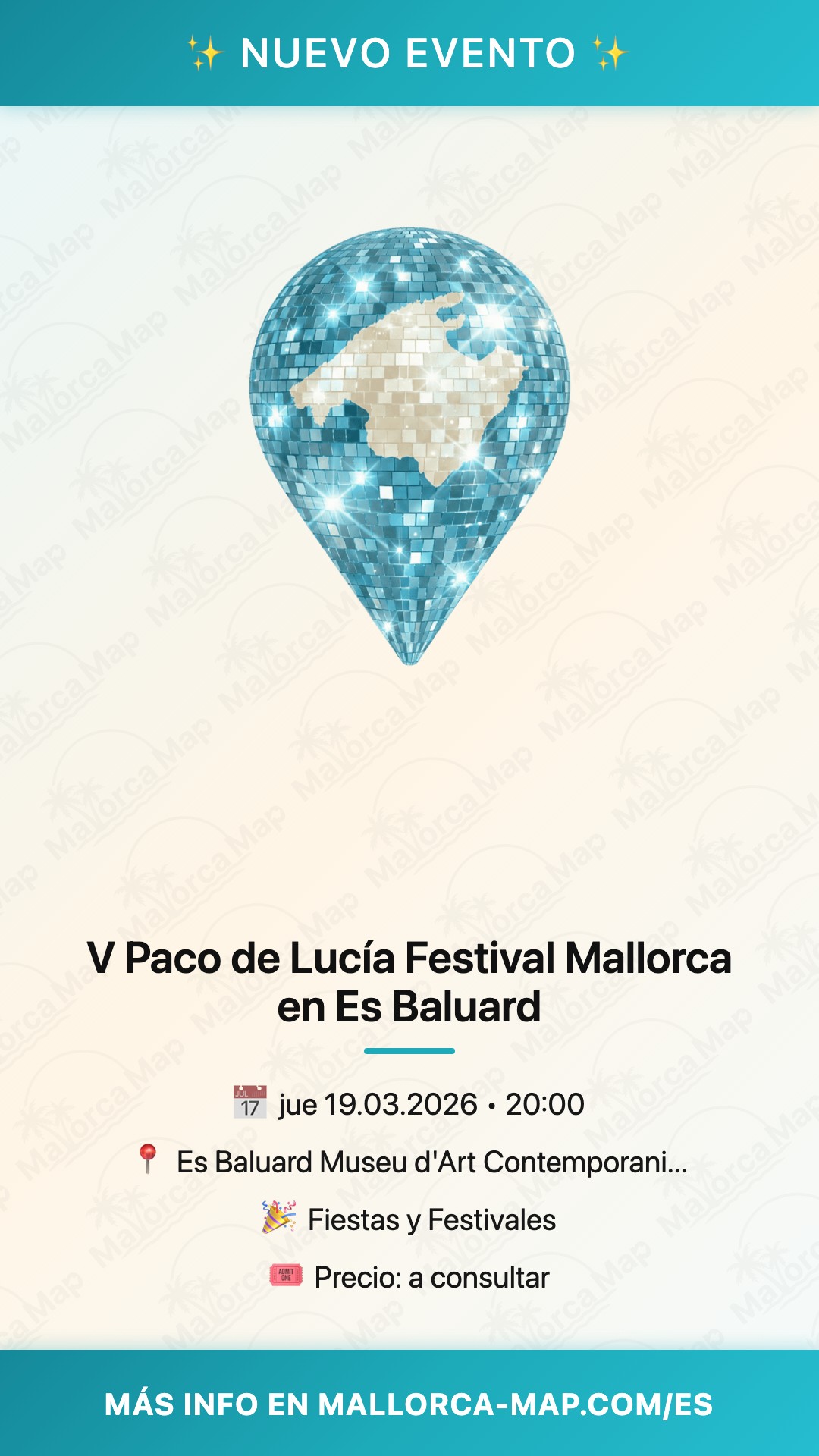 V Paco de Lucía Festival Mallorca im Es Baluard