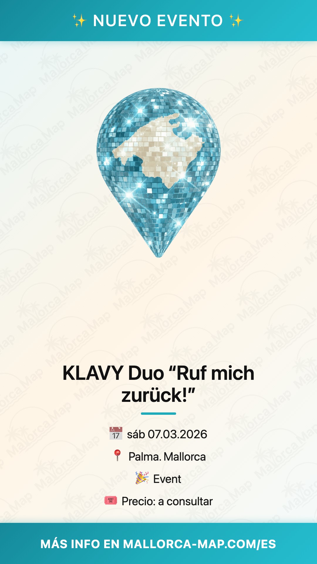 KLAVY Duo: „Ruf mich zurück!“ im Teatrèmol Palma
