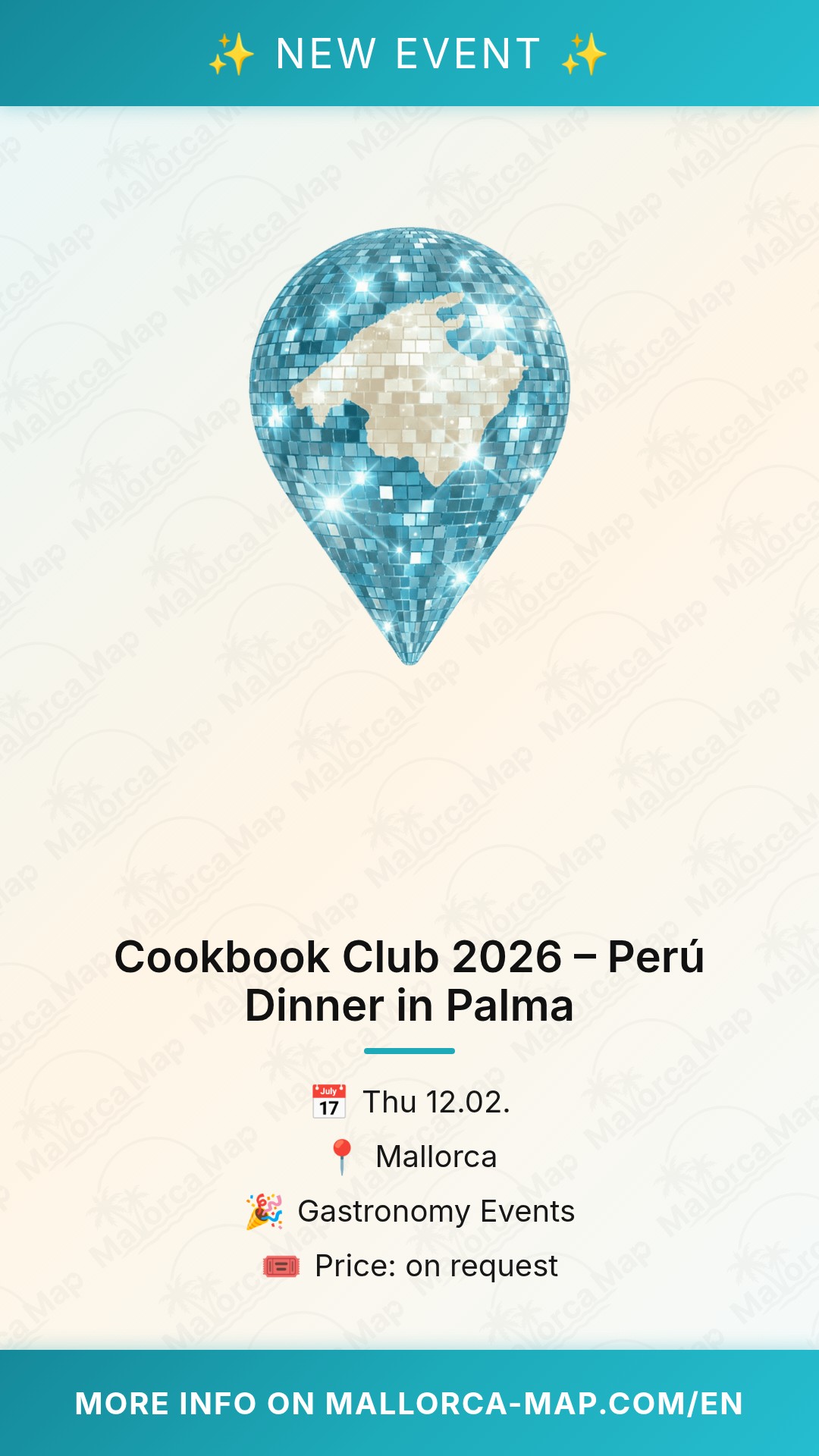 Cookbook Club 2026 – Perú Dinner in Palma