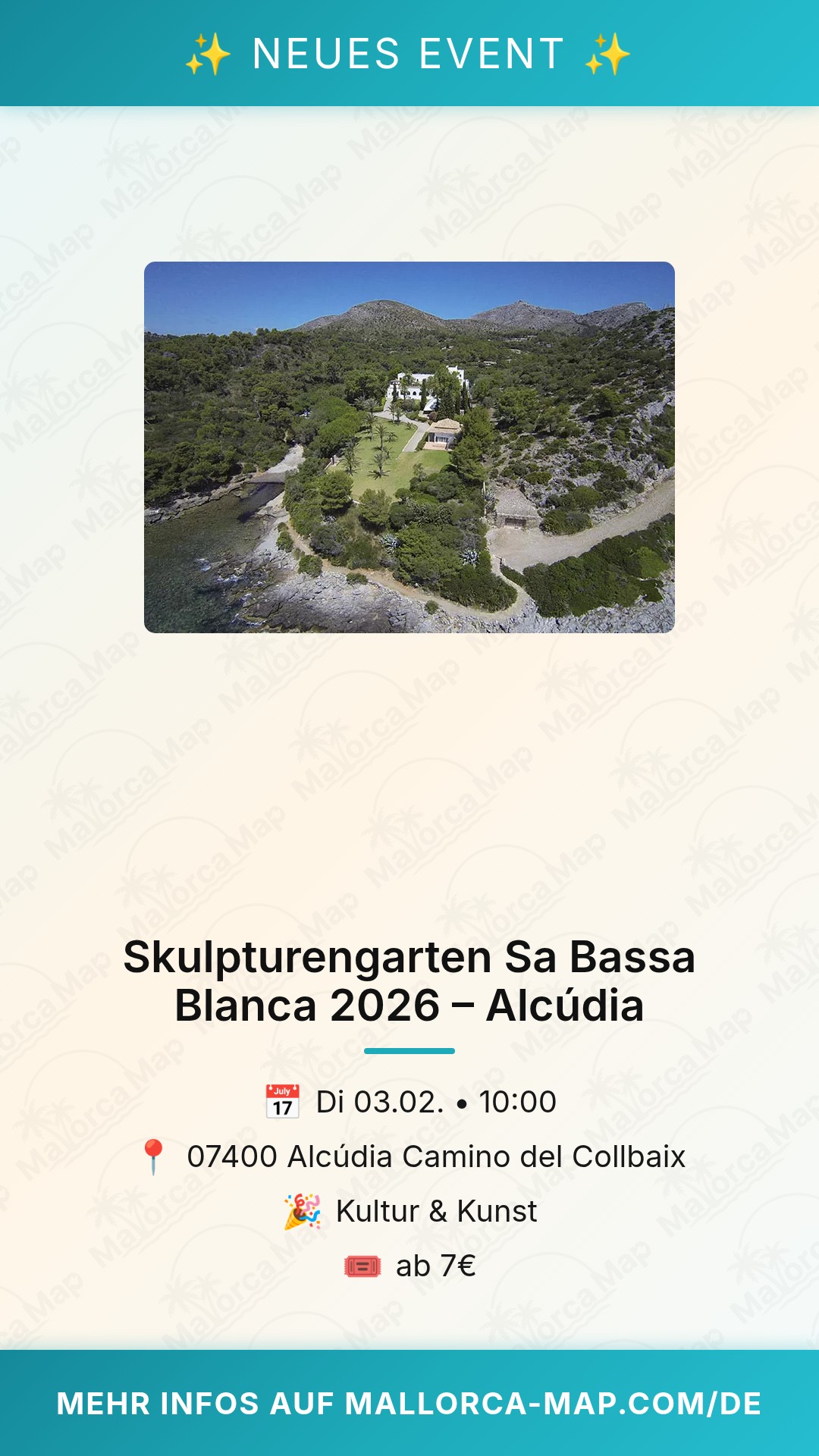 Jardín de Esculturas 2026 – Exposición en Alcúdia