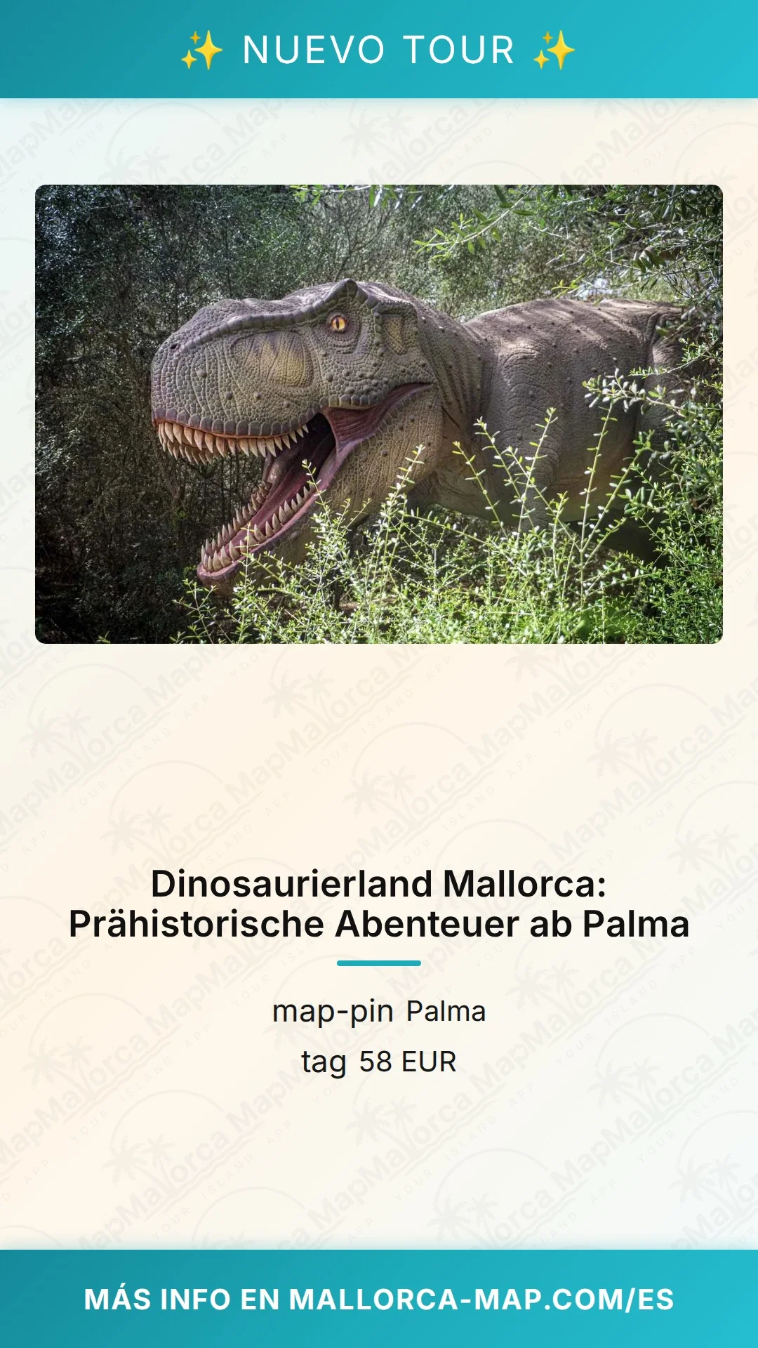 Instagram Story: Dinosaurierland Mallorca: Prähistorische Abenteuer ab Palma