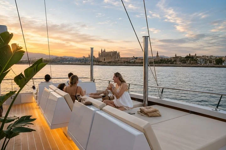 Katamaran-Sonnenuntergangsfahrt ab Palma mit BBQ und Schnorcheln - Bild 3