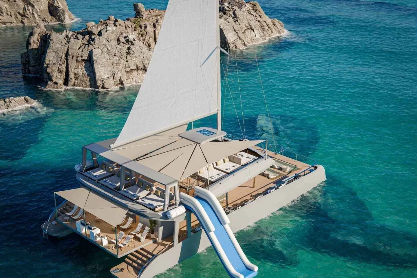 Premium-Katamaran-Tagesausflug ab Palma nach Cala Vella - Bild 3