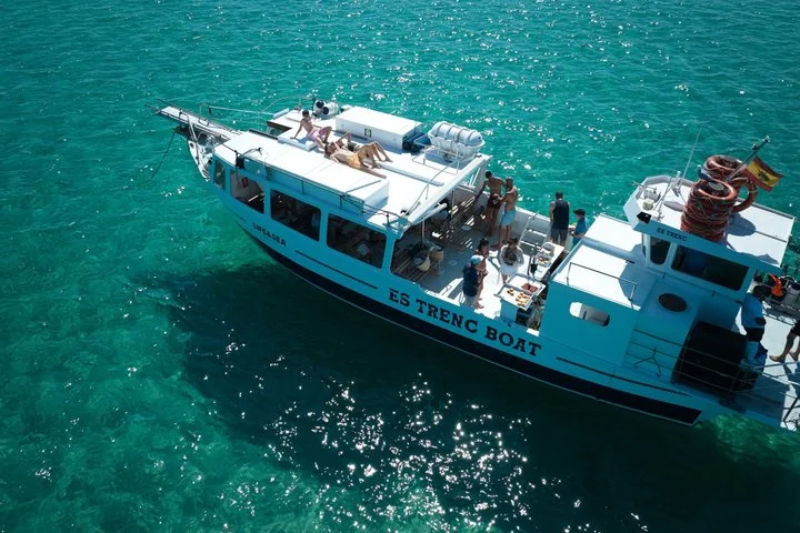Paseo en barco de estilo vintage a Es Trenc desde Colonia de Sant Jordi - Imagen 2