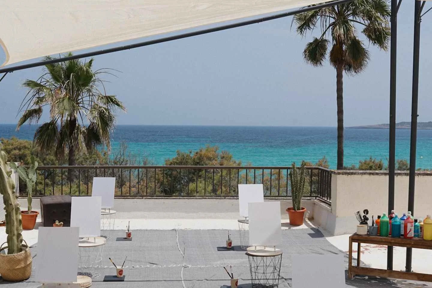 Cava & Canvas Art Night im Coconut Shack in Cala Millor - Bild 2