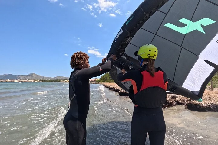 Geführte Wingfoil Erfahrung mit Instruktor auf Mallorca - Bild 5