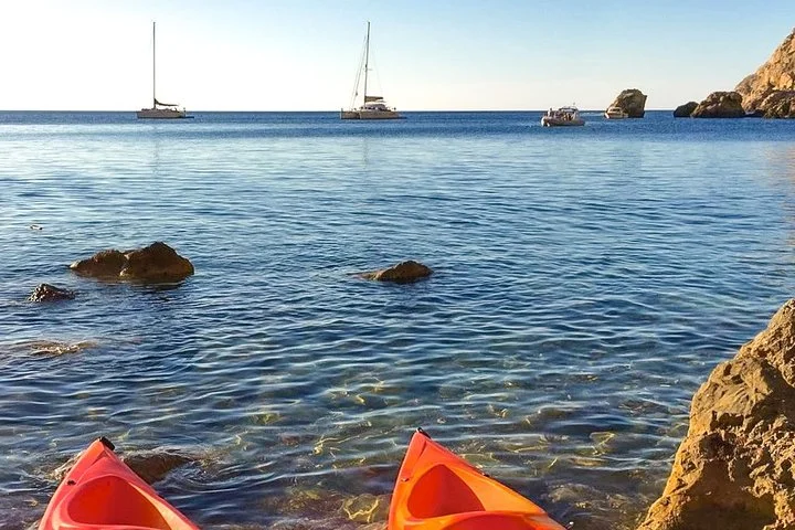 Guided Sunset Kayak Tour with Picnic in Sant Elm - Image 3